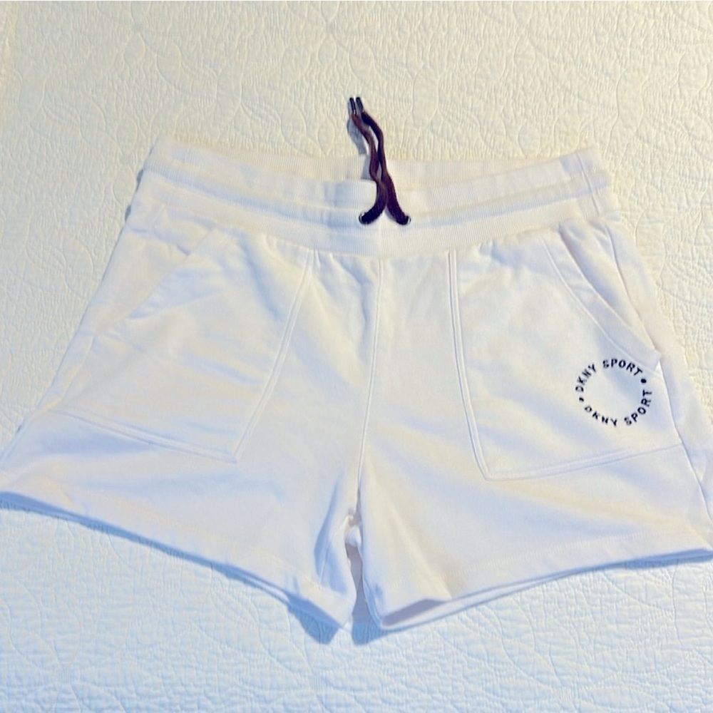 DKNY white shorts